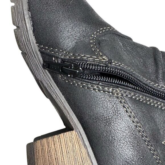 Earth Origins black Oakland Adele ankle boots size 8 - Picture 14 of 14